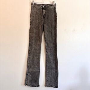 Fashion Nova Charcoal Flare Jeans